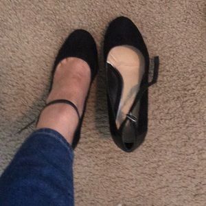 Black wedges Jessica Simpson